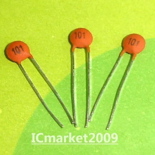 1000 PCS CERAMIC CAPACITOR 101/50V 100pF 50V 101 #T7