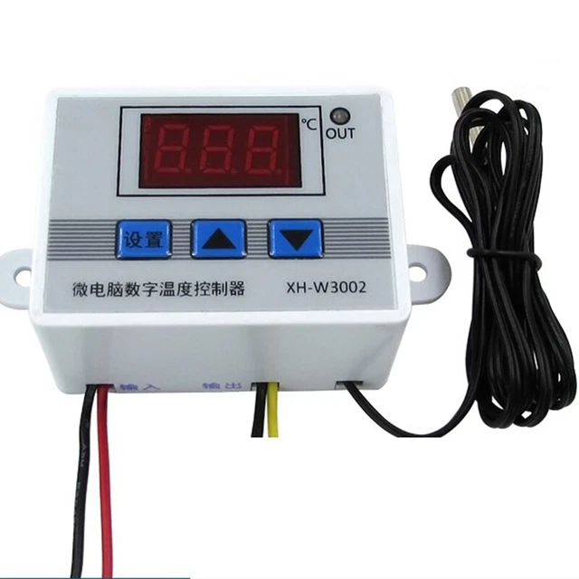 Xh-W3002 220V Contrôleur de Température Led Numérique 10A Sonde de CommutateurQ4