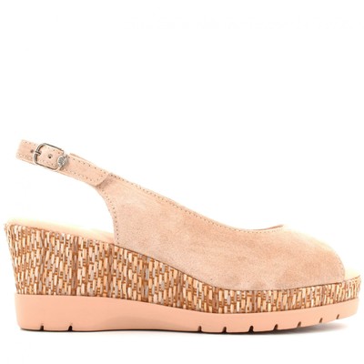 Callaghan SANDALO ZEPPA DONNA Callaghan MALORY/CUERO PELLE MARRONE 26508 