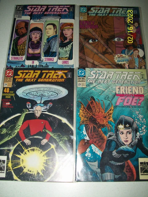 Star Trek The Next Generation 1989 DC #1 2 3 4 w First Issue Nice