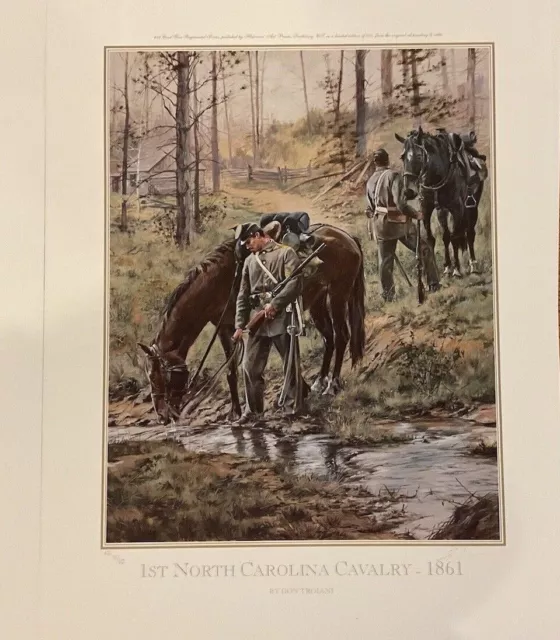 Don Troiani “1st North Carolina Cavalry 1861" Civil War Print