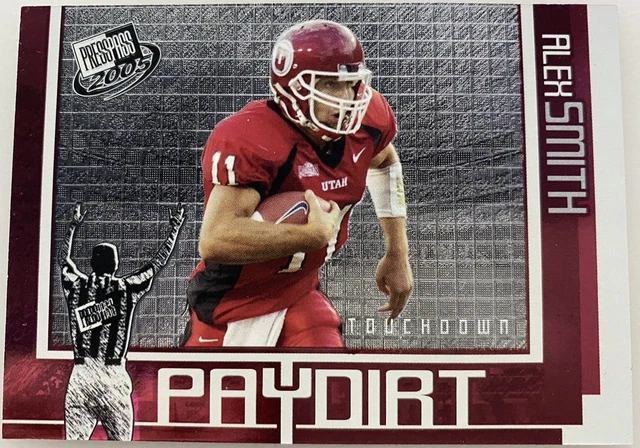 2005 Press Pass Paydirt Alex Smith #PD5 Utah Utes ROOKIE Card!