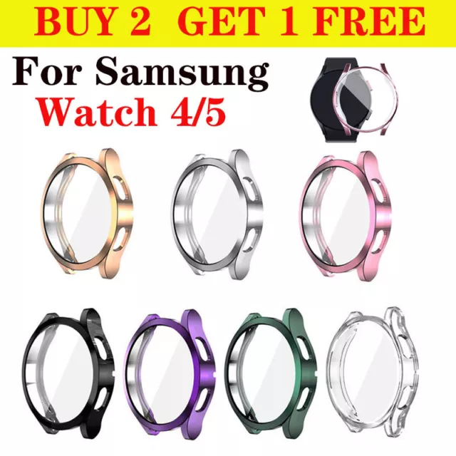 Per Samsung Galaxy Orologio 4 5 Custodia Protettiva per Schermo Completo 40~44 ♪