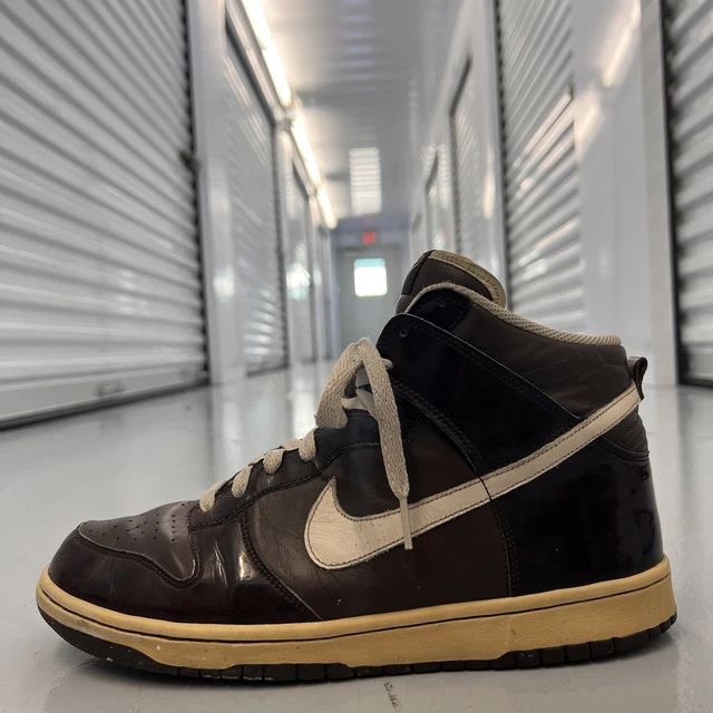 NIKE DUNK HIGH Premium Woodgrain 312786-226 Baroque Brown  display picture 2