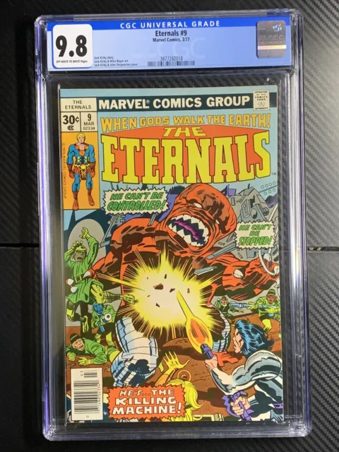 Eternals 9 CGC Graded 9.8 NM/MT 1st Sprite Bronze Age MCU Movie Marvel 1977
