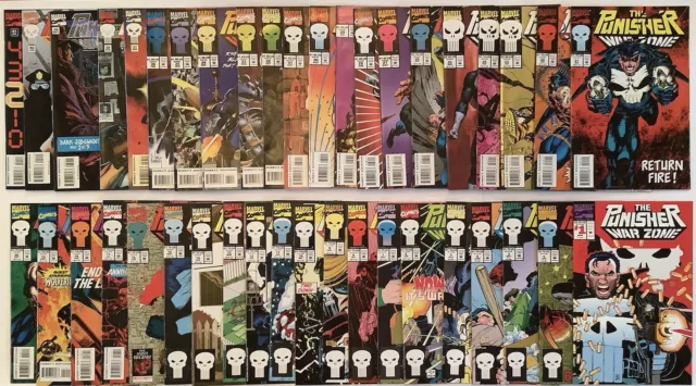 The Punisher War Zone #1-41 Complete ~ 1992 Marvel ~ High Grade *** See Pics