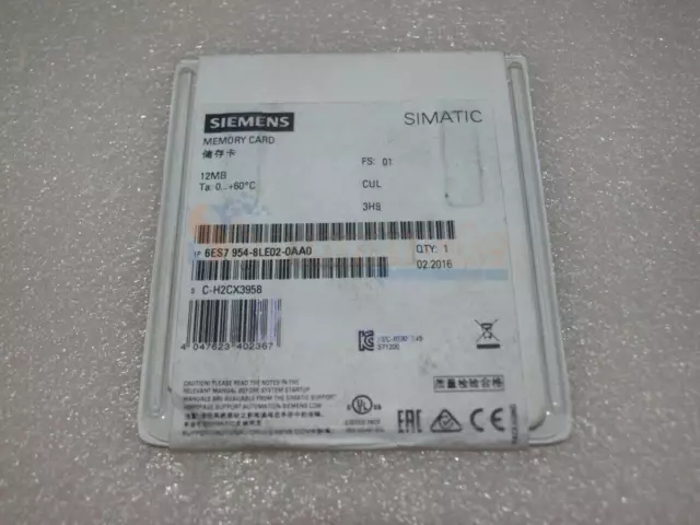 1PC Siemens 6ES7 954-8LE02-0AA0 Memory Card Brand New