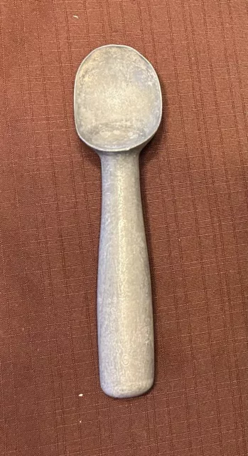 Vintage Roldip Ice Cream Scoop Nuroll Cast Aluminum Metal Made USA Maumee Ohio