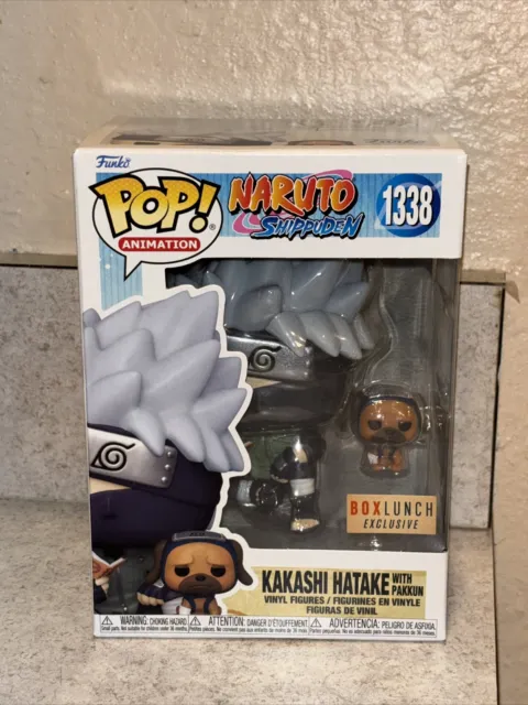 Funko Pop Kakashi Hatake with Pakkun #1338 Naruto Boxlunch Exclusive IN HAND