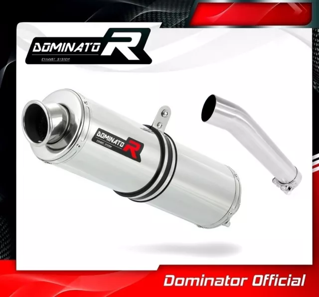 FZS FAZER 600 Exhaust ROUND Dominator Racing silencer muffler 2001 2002 2003