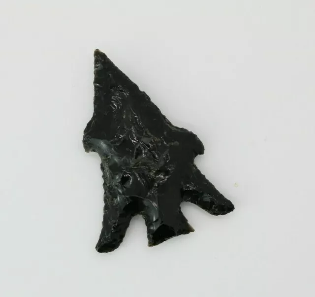 TED ORCUTT NORTHWEST COAST OBSIDIAN FLINT EXOTIC POINT - RARE - CIRCA 1900's
