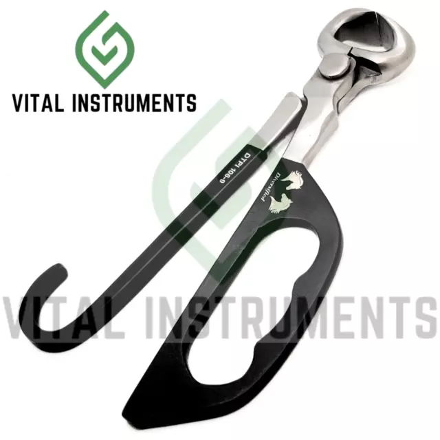 Hoof Nipper 9" Hand Held Grip High Quality Stainless Steel Black Color Handle