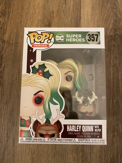 Funko Pop! DC Super Heroes: Harley Quinn w/ Helper Vinyl Figure #357 -