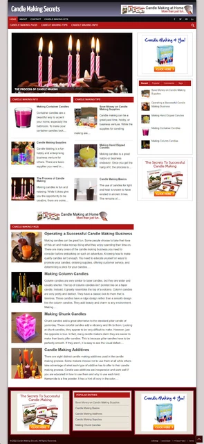 Candela Making Sito Web Con Affiliates/Dominio Gratuito +1 Mesi Hosting