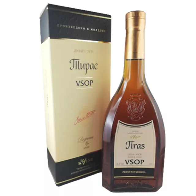 Kvint Divin Dvm  Brandy Tiras 6 Jahre Reifezeit 0,5L  Weinbrand VSOP квинт