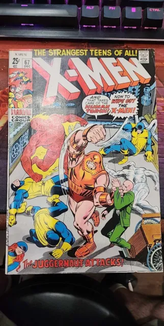 Marvel Comics X-Men #67 1970