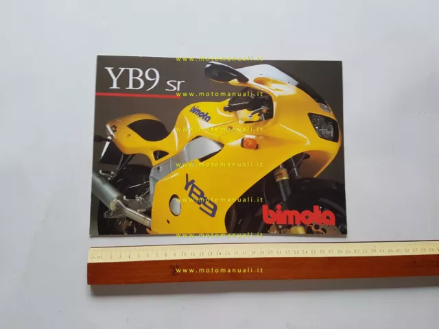 Bimota YB9 SR 1994 depliant italiano originale