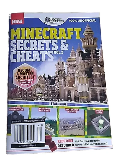 GAME MASTERS PRESENTS Minecraft Secrets & Cheats Vol. 2 Magazine 2024 £ ...