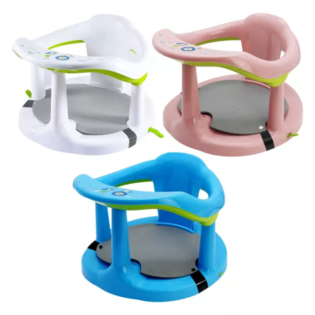 Baby Bath Seat Infant Bath Tub Chair Toddler Safety Seat Anti Slip Shower Seat