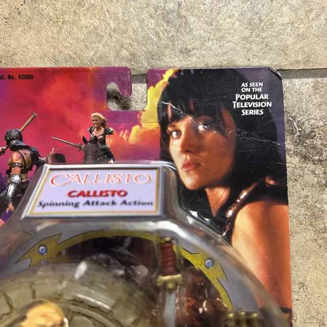 VTG 1998 Toy Biz Xena Warrior Princess Callisto Spinning Attack Action Figure 3