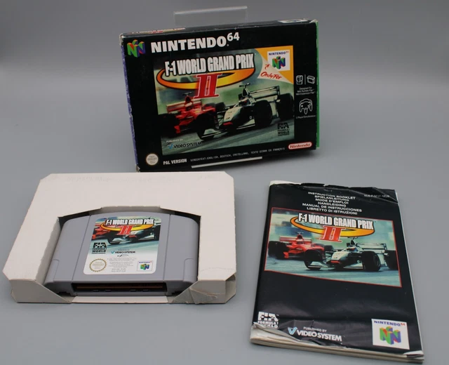 F-1 World Grand Prix II Sur N64 – Version PAL, Sous Blister, Scellé D'origine