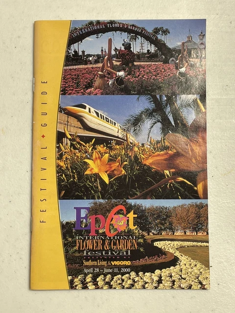 WDW Walt Disney World EPCOT 2000 Commemorative Program 2