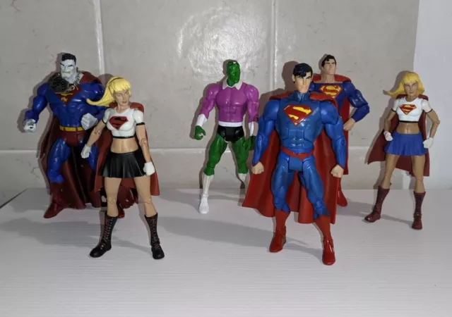 Vintage DC Universe Classics Dcuc Lot Rare Superman Supergirl Variant...