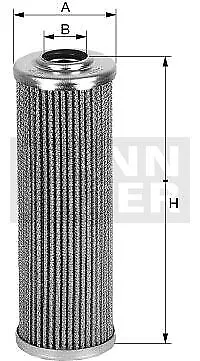 Filtro idraulico da lavoro filtro uomo HD518/5X per Massey Ferguson MF 5400 08->