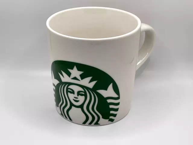 Classic Starbucks Coffee Mug Cup White Barrel Green Siren Mermaid Logo 16oz New