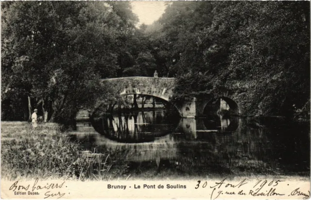 CPA BRUNOY Le Pont de Soulins (1355344)