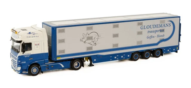 DAF XG 4x2 avec remorque bâchée 3 Essieux EWALS CARGO CARE B.V