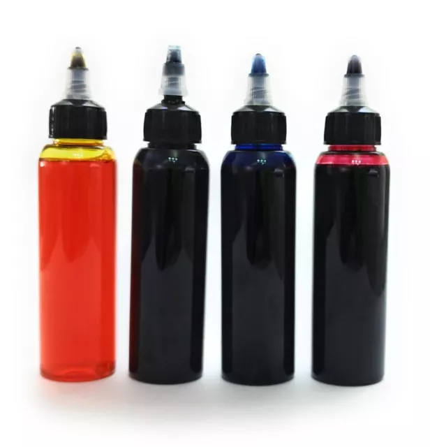 ricarica cartucce inchiostro dye indelebile dye 400 ml. canon-epson-hp-brother