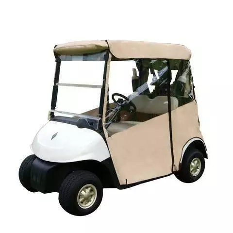 Doorworks Golf Buggy Alloggiamento 3 Lati (TAN) Mazza Auto in Avanti - Tempo