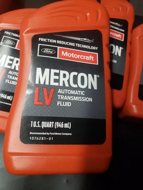 Motorcraft Mercon LV Automatic Transmission Fluid, Size 5.0 qt XT105Q3LV