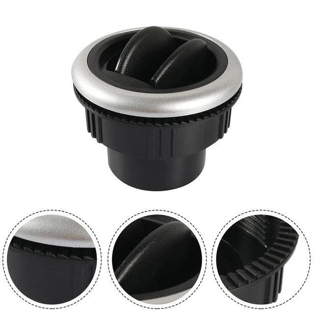 Ontto Lot De 4 Anneaux Ventilation Voiture Alliage - Compatible Audi A3 S3 2013-2017 Et Q2 2017