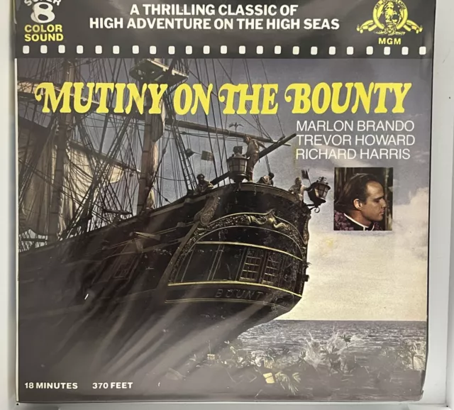 MUTINY ON THE Bounty - Super 8 - Color / Sound - Selected Scenes $49.99 ...