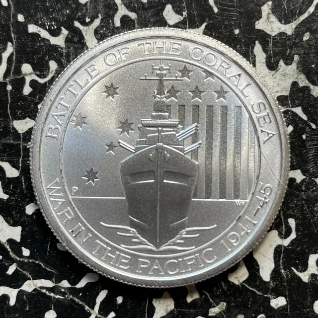 2014 AUSTRALIA 50 Cents .999 1/2 Oz. Silver Battle of Coral Sea Lot#JM2992 £20.59 - PicClick UK