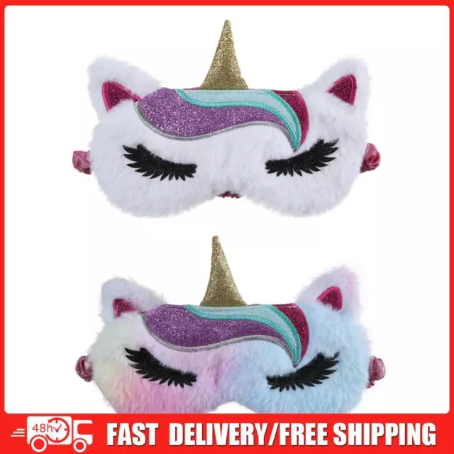 3D Cute Eye Mask Soft Rest Eye Shade Sleep Mask for Home Plane Travel Rest Party