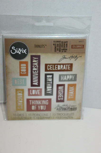 Palabras de celebración de Sizzix muere