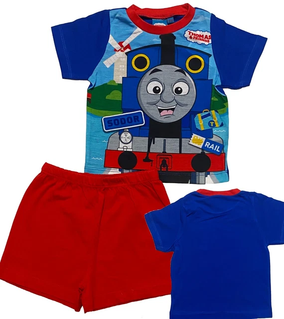 Pyjama Garçon Thomas Le Petit Train - Ensemble Confortable Et Doux En Coton