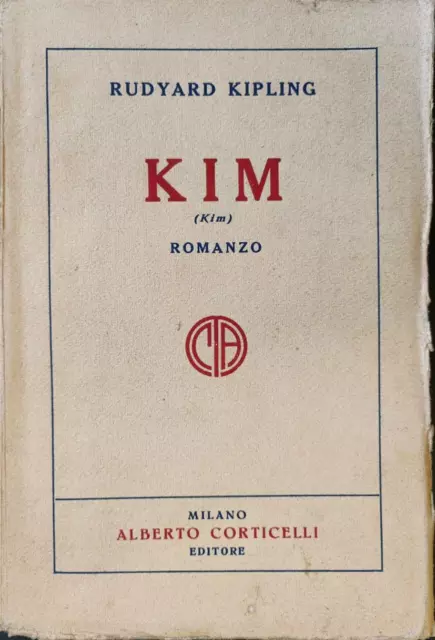 Kim Rudyard Kipling Corticelli ed. 1928