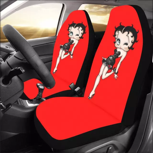 Cute Betty Boop Car Seat Cover Gifts Idea For Her.