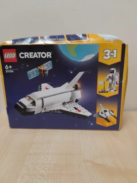 LEGO Creator Space Shuttle 144 Piece 3-in-1 Construction Set 31134 *BOX TATTY**