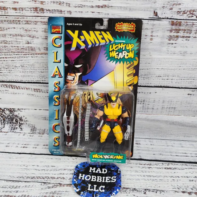 Wolverine Marvel Comics Classics X-MEN Light Up Action Figure 1996 New Sealed