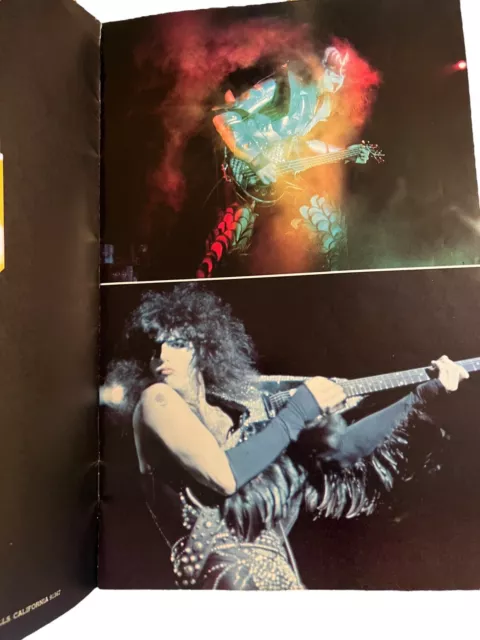 KISS 1977 & 1978 Rock and Roll Over & Love Gun World Tour Concert Program Book 2