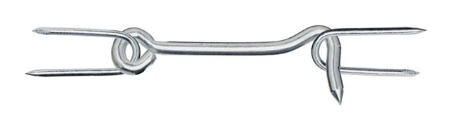 National Hardware N122-200 Zinc Plated Steel V2102 Series Gate Hook 5 in.