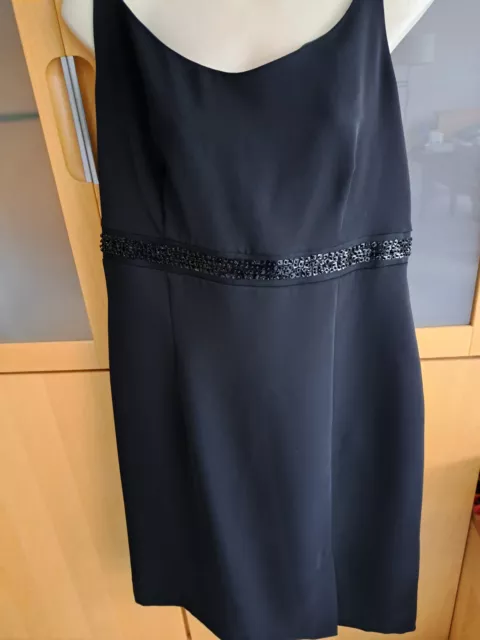 Schwarzes elegantes Kleid von Steilmann mit Pailletten - Größe 42