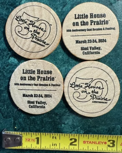 Little House On The Prairie 50th Anniversary Cast Reunion & Festival Wooden Coin