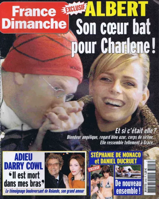 France Dimanche n°3103 du 17/02/2006 Albert Charlène Darry Cowl