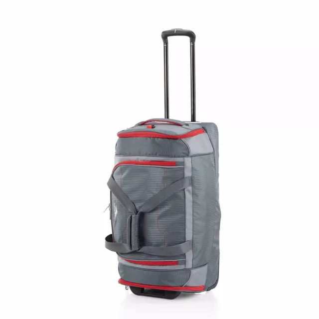 High Sierra Ultimate Access 3 66cm Wheeled Duffel Mercury-Crimson 2